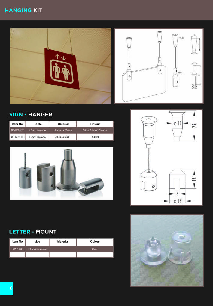 hanging kit